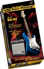 SQUIER FENDER  AFFINITY STRAT HSS&G-DEC JR AMP - METALLIC BLUE