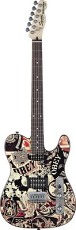 SQUIER FENDER  OBEY GRAPHIC TELECASTER HS RW COLLAGE