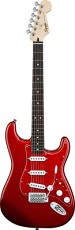 SQUIER FENDER  VINTAGE MODIFIED STRAT RW METALLIC RED W/RED SHELL PICGUARD