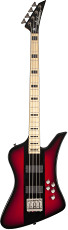 JACKSON X Series Signature David Ellefson Kelly™ Bird IV Bass, Maple Fingerboard, Red Stripe