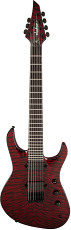 JACKSON USA Signature Chris Broderick Soloist™ HT7, Ebony Fingerboard, Transparent Red with Case