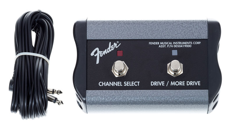 FENDER 2-Button 3-Function Footswitch: Channel / Gain / More Gain with 1/4` Jack