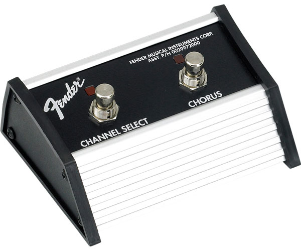 FENDER 2-Button Footswitch: Channel / Chorus On/Off with 1/4` Jack
