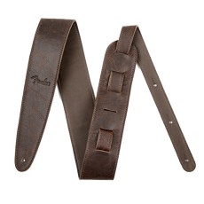 FENDER Artisan Crafted Leather Strap, 2` Brown