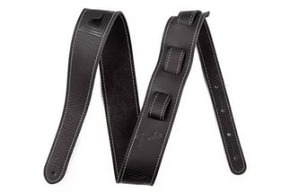 FENDER Monogram Leather Strap, Black