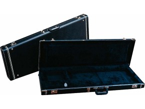 FENDER G&G Standard Mustang/Musicmaster/Bronco Bass Hardshell Case, Black with Acrylic Interior.