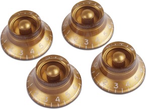 GIBSON TOP HAT KNOBS GOLD4 PCS.