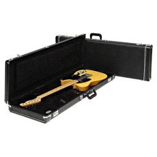 FENDER G&G Standard Mustang/Jag-Stang/Cyclone Hardshell Case, Black with Black Acrylic Interior