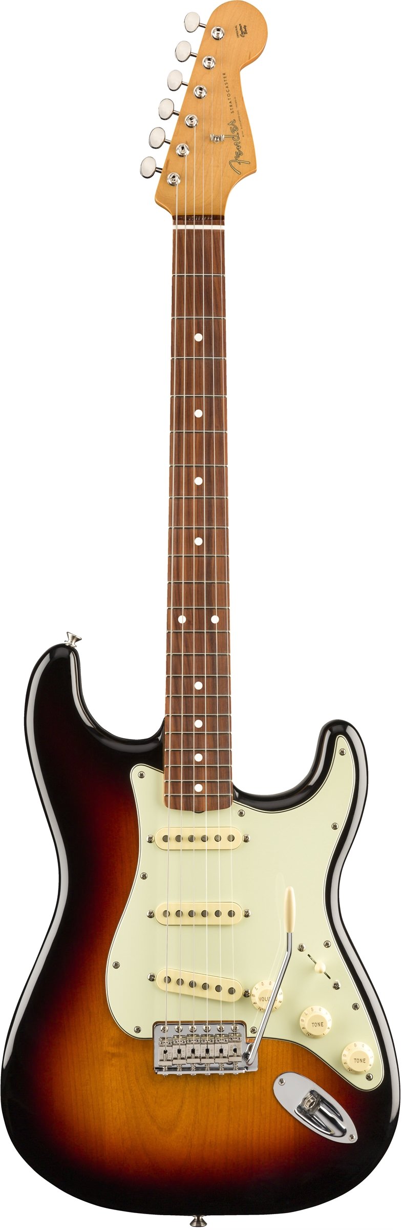 FENDER VINTERA `60S STRATOCASTER®, PAU FERRO FINGERBOARD, 3-COLOR SUNBURST