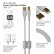 UDG Ultimate Audio Cable USB 2.0 A-B WHITE Straight 1 m