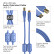 UDG Ultimate Audio Cable USB 2.0 С-B Light Blue Straight 1.5 m