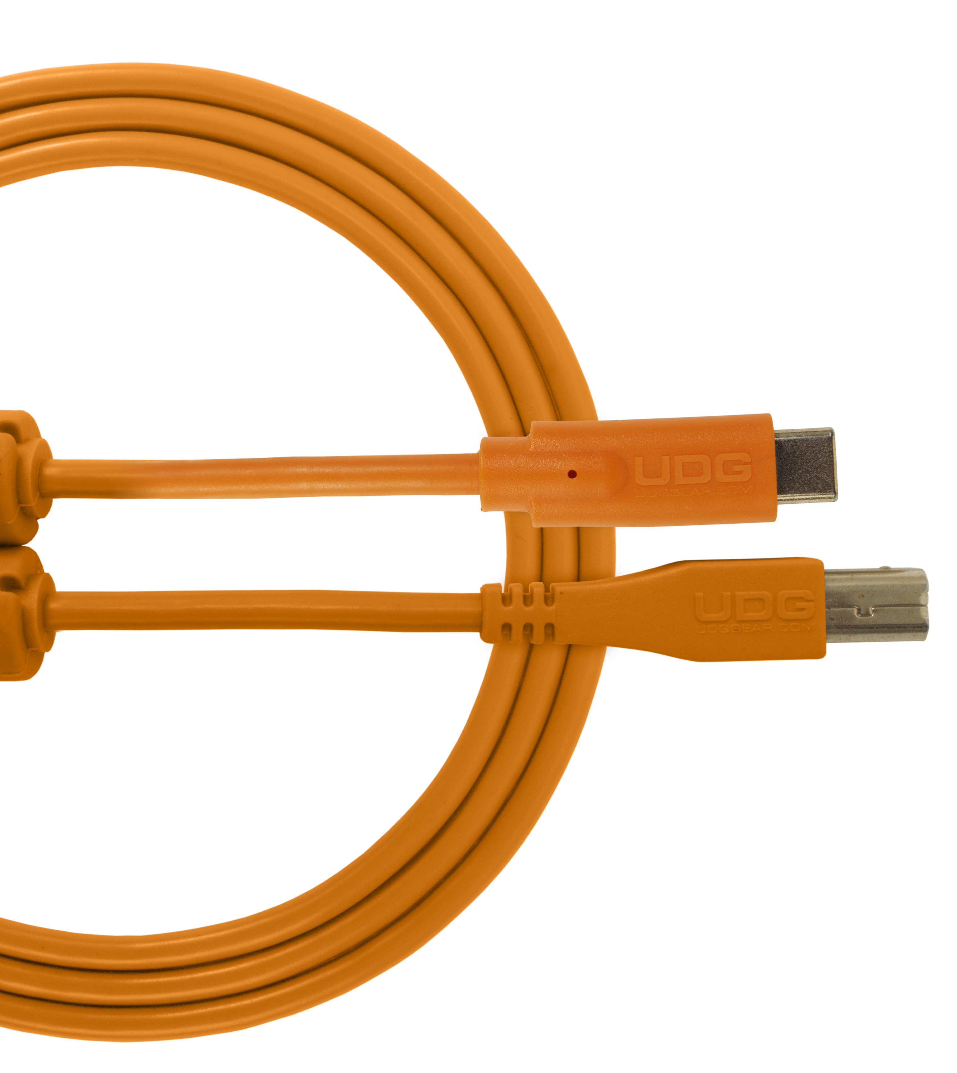 UDG Ultimate Audio Cable USB 2.0 С-B Orange Straight 1.5 m