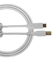 UDG Ultimate Audio Cable USB 2.0 A-B White Angled 1 m