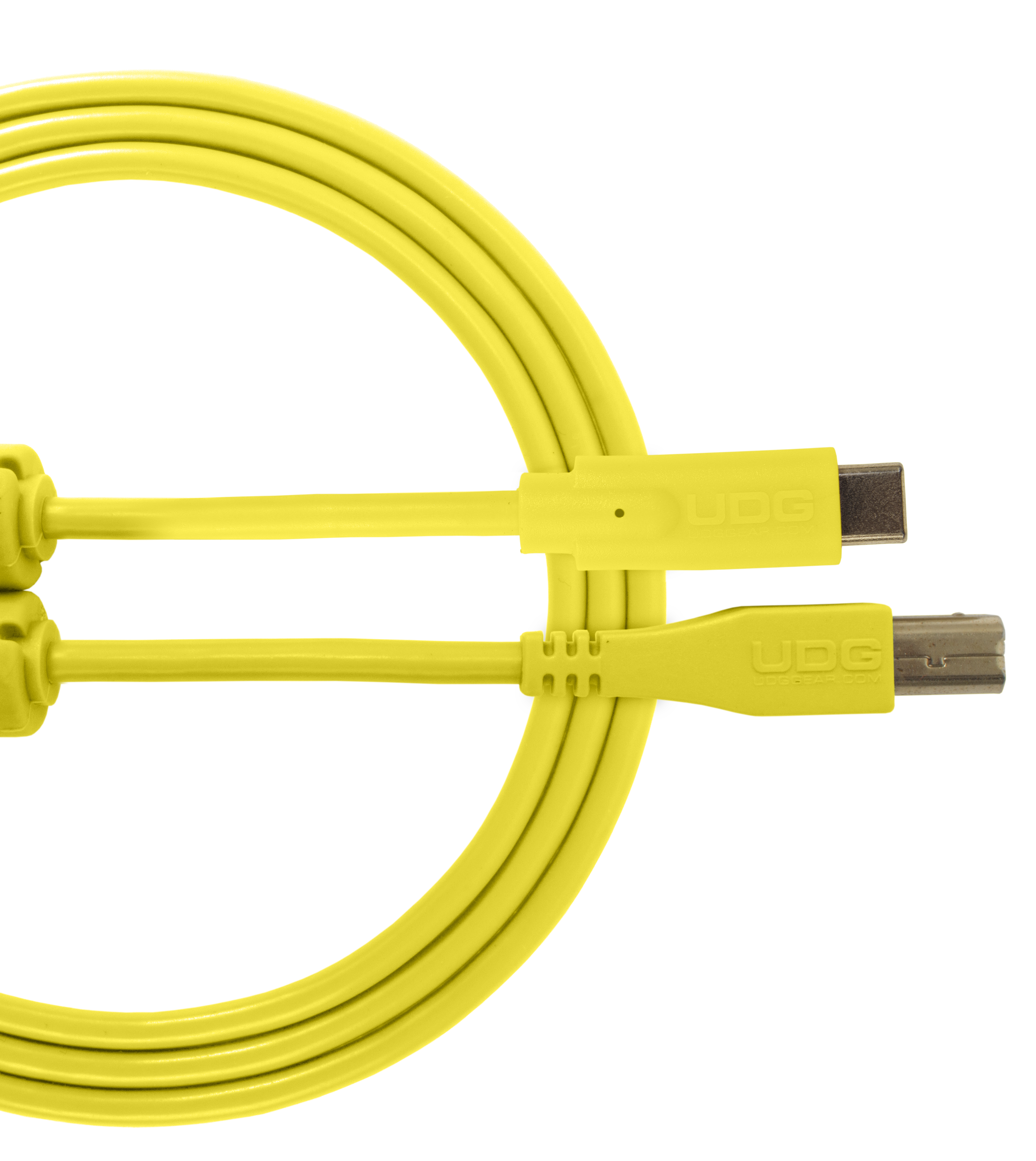 UDG Ultimate Audio Cable USB 2.0 С-B Yellow Straight 1.5 m
