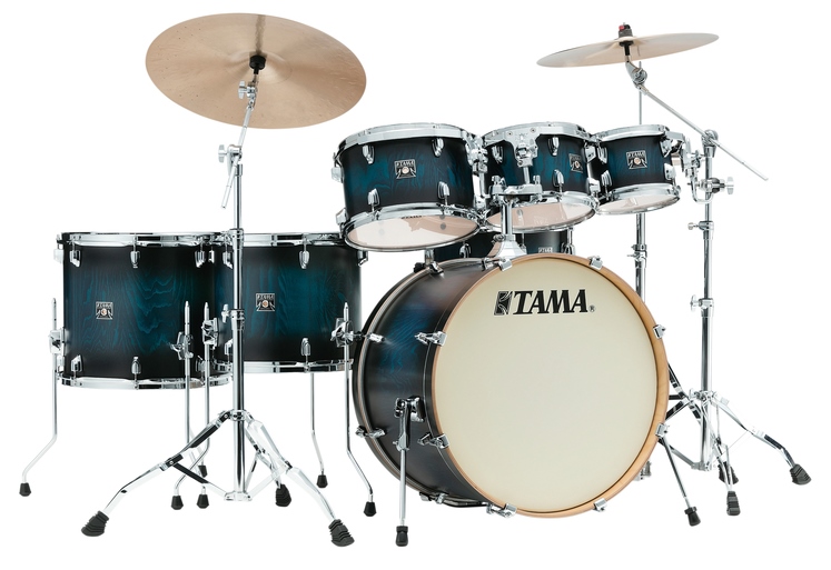 TAMA CL72RS-PSBP SUPERSTAR CLASSIC EXOTIX 7PC KIT FEATURING LACEBARK PINE OUTER PLY