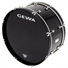 GEWA Marching Bass Drum 24x10" Black