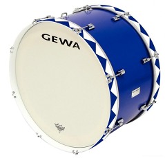 GEWA Marching Bass Drum 26x14" Blue