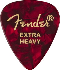 FENDER 351 Shape Premium Picks Extra Heavy Red Moto (12)