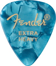 FENDER 351 Shape Premium Picks Extra Heavy Ocean Turquoise (12)