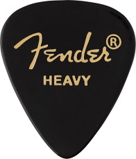 FENDER 351 Shape Premium Picks Heavy Black (12)