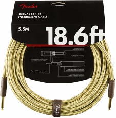 FENDER DELUXE 18.6' INST CABLE Tweed