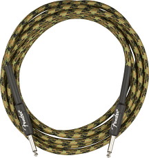 FENDER PRO Series INST Cable 10' Woodland Camo